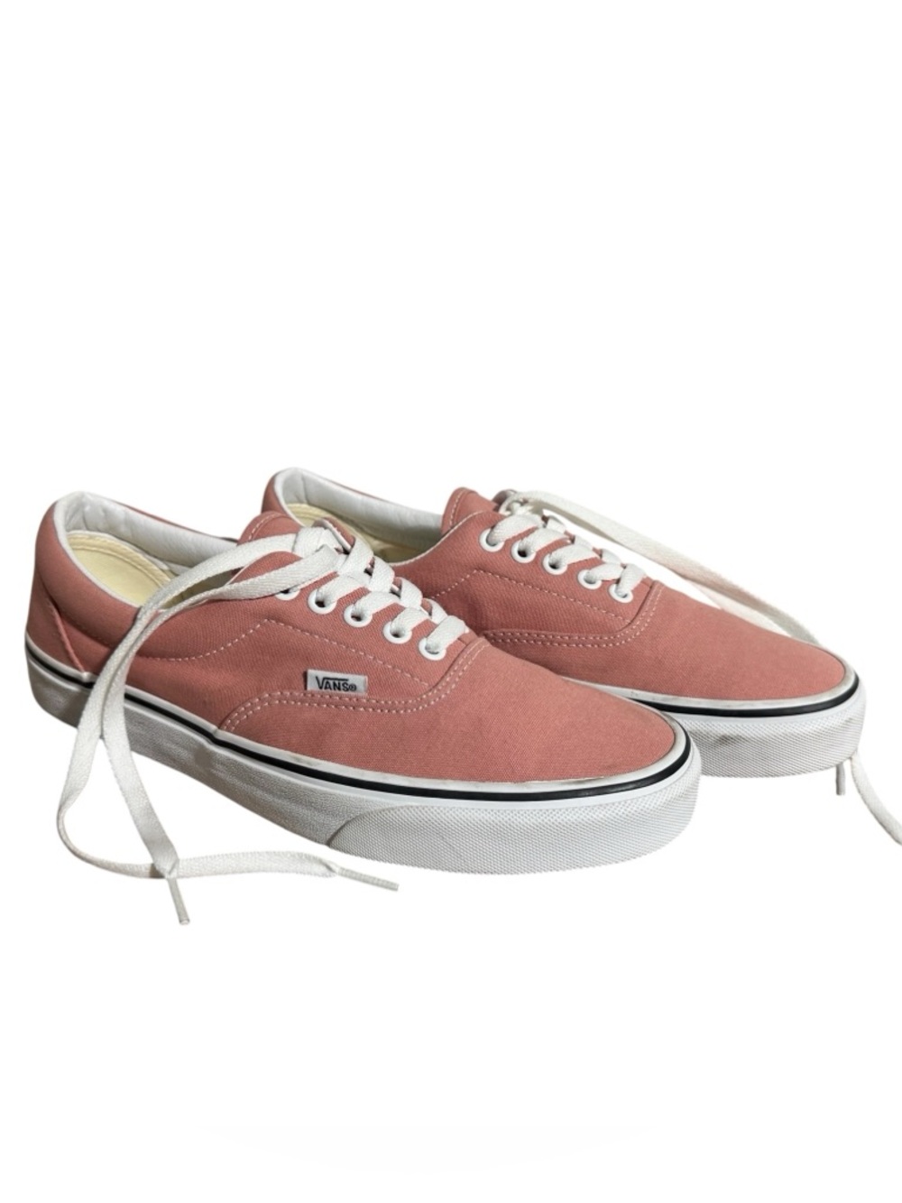 Vans Authentic Low-Top Sneakers in Dusty Rose and White men size 8 women’s 9 1/2